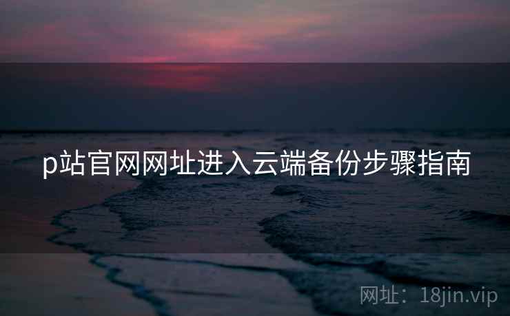 p站官网网址进入云端备份步骤指南