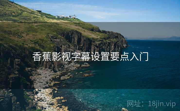 香蕉影视字幕设置要点入门 香蕉影视字幕设置要点入门