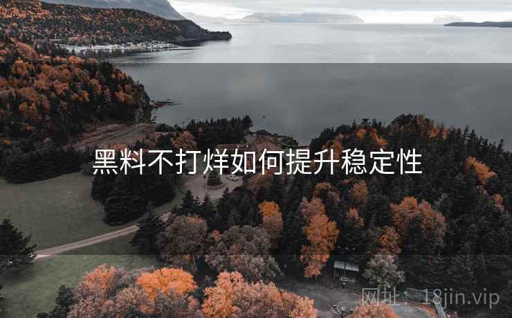 黑料不打烊如何提升稳定性