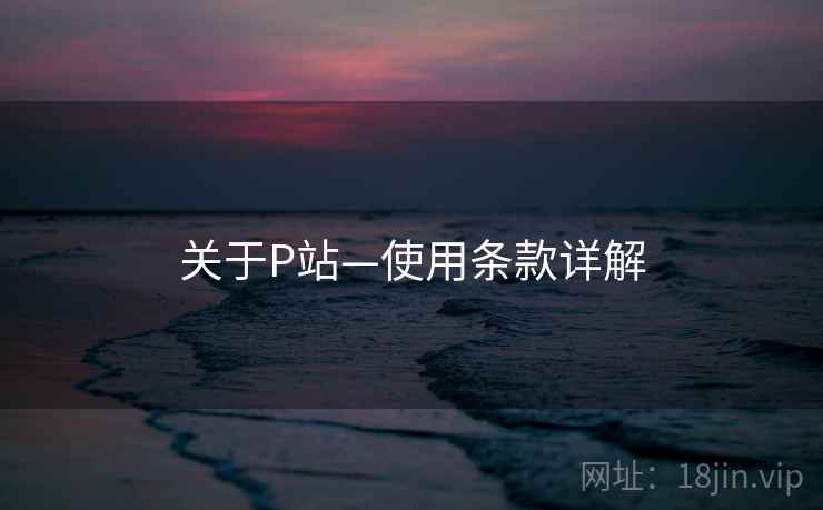 关于P站—使用条款详解
