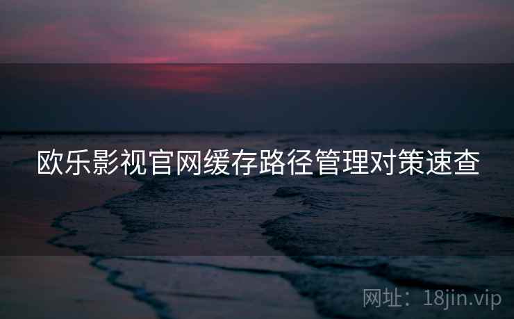 欧乐影视官网缓存路径管理对策速查 欧乐影视官网缓存路径管理对策速查